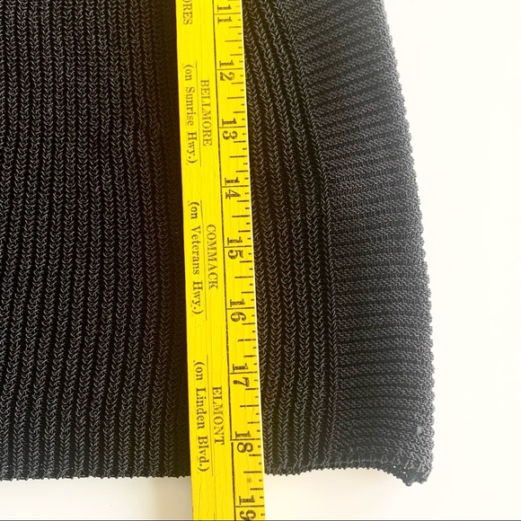 🌸New🌸 Zara Black Sleeveless Knit Sweater Top Sz Small NWT - Picture 8 of 8